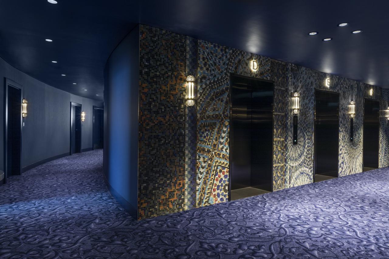 Mondrian Doha Hotel Exterior photo 3D rendering of a corridor